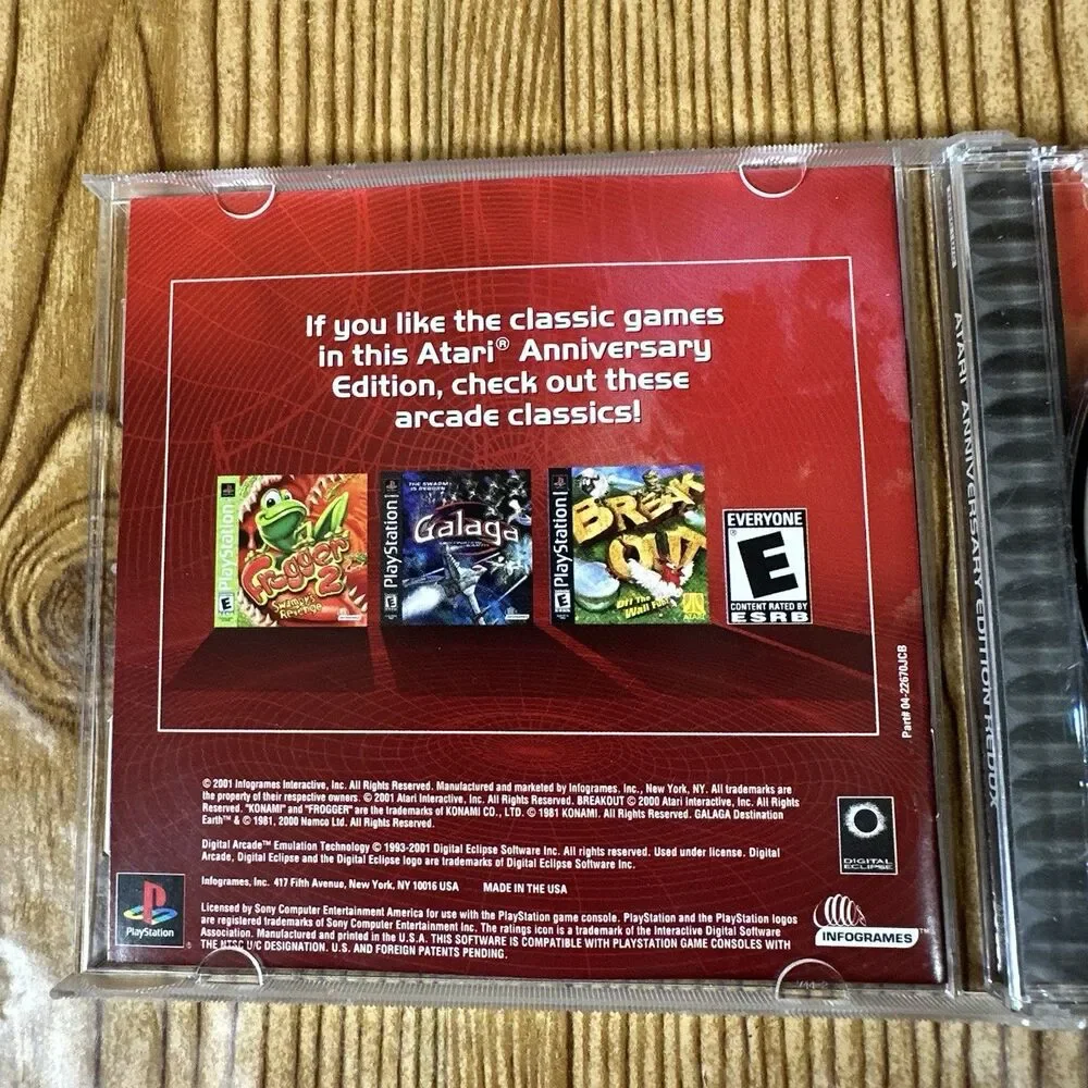 Atari Anniversary Edition Redux (PlayStation 1 PS1) CIB COMPLETE & TESTED‎
